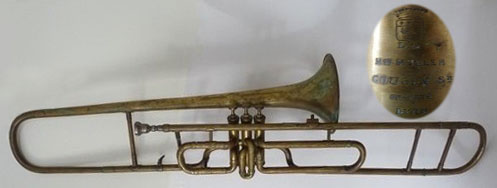 Cousin Trombone; valve