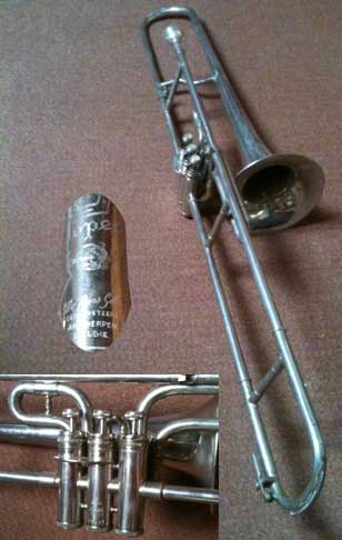 DePrins Trombone; valve