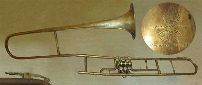 Parisi Trombone; valve